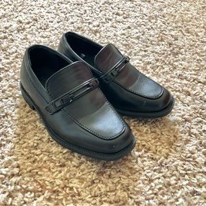Perry Ellis black dress shoe loafer